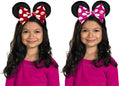 Disney Minnie Mouse Ears With Reversible Bow Costume Headband Child