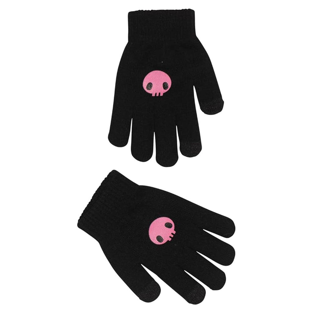 Sanrio Kuromi Knit Beanie and Gloves 2 Piece Set