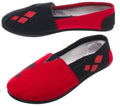 DC Comics Harley Quinn Canvas Slip On Shoes