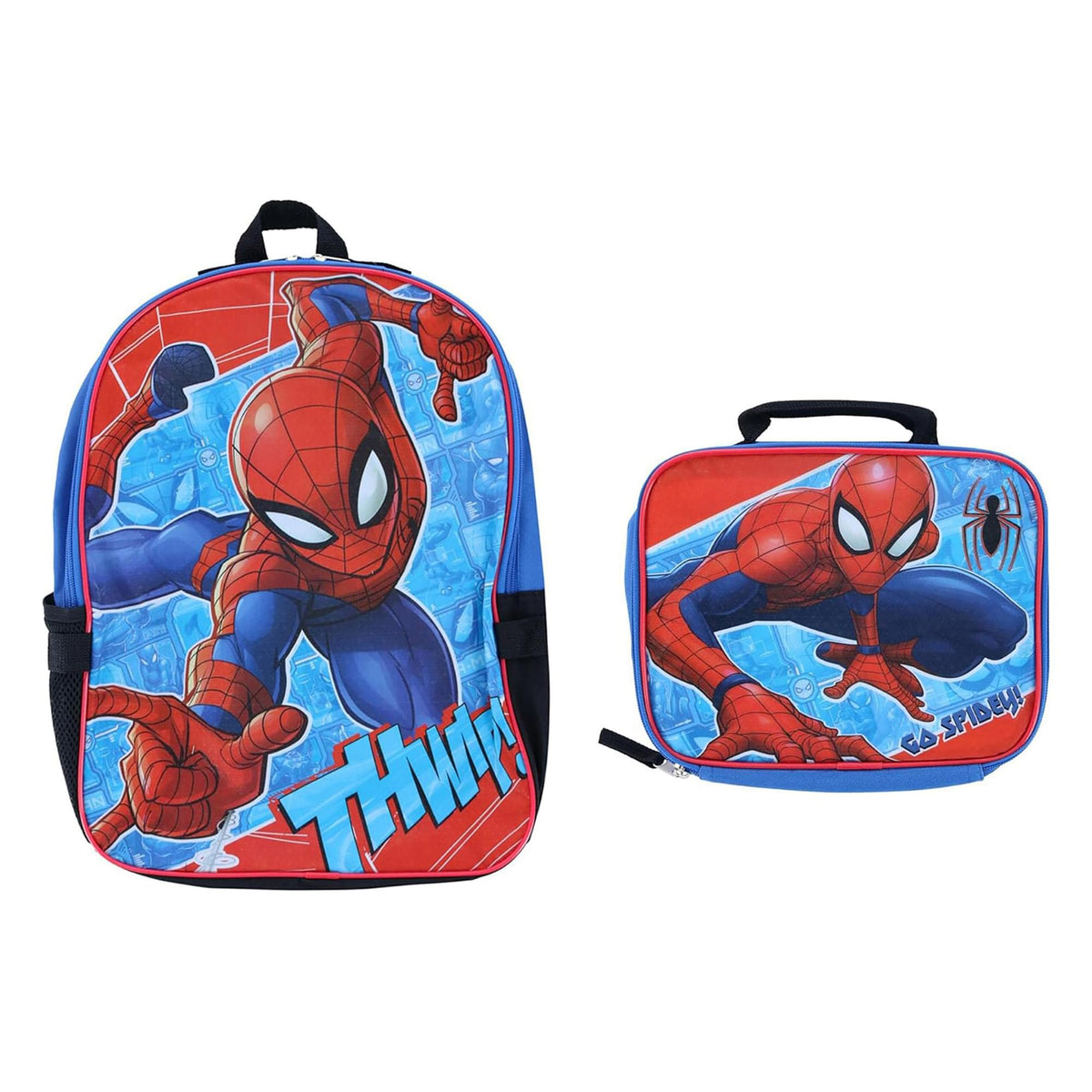 Marvel Spider-Man 16-Inch Backpack With Lunchbox