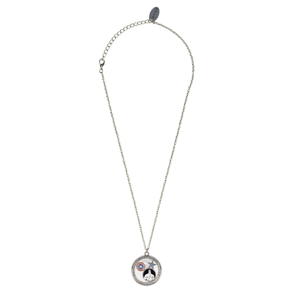 Captain America Charm Shaker Necklace