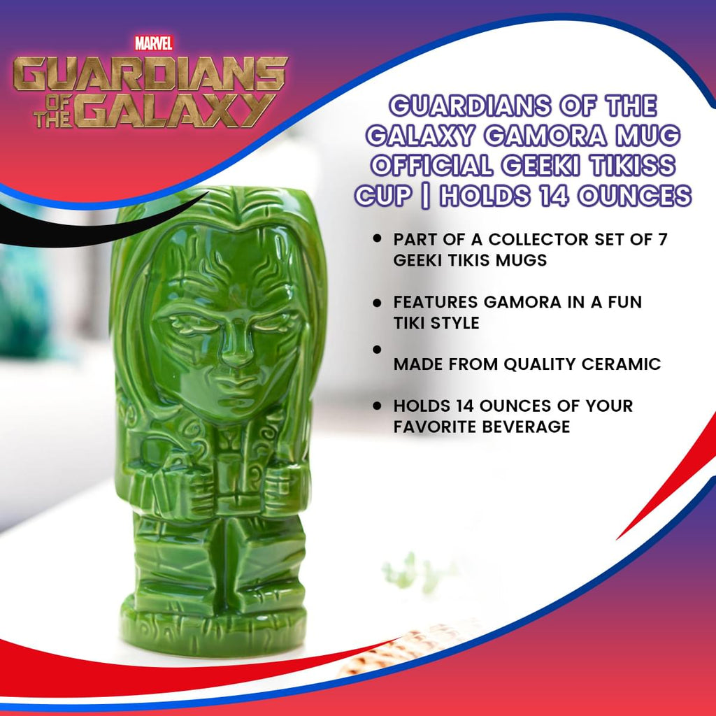 Geeki Tikis Guardians Of The Galaxy Gamora Ceramic Mug | Holds 14 Ounces