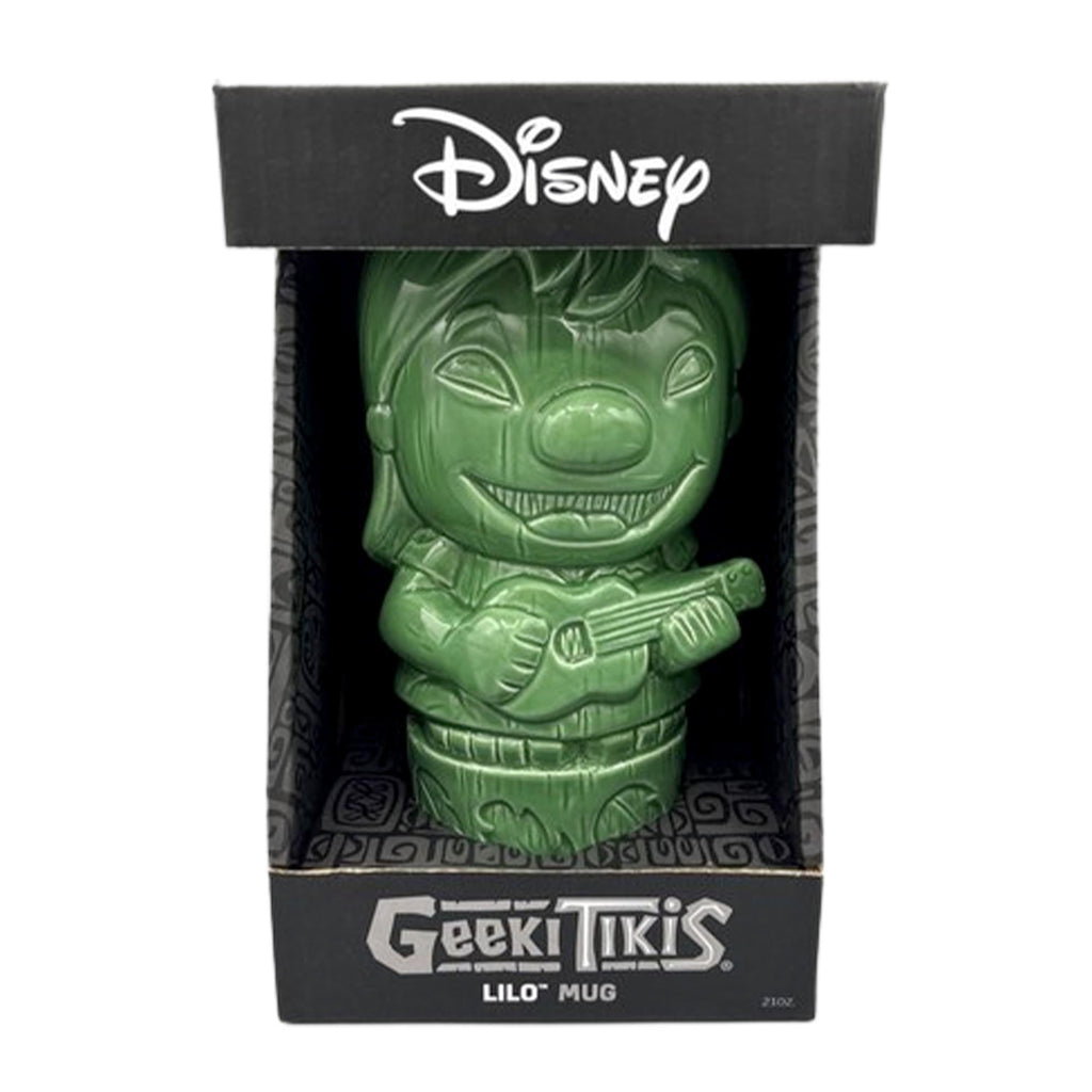 Geeki Tikis Disney Lilo & Stitch Ukulele Lilo Ceramic Mug | Holds 21 Ounces