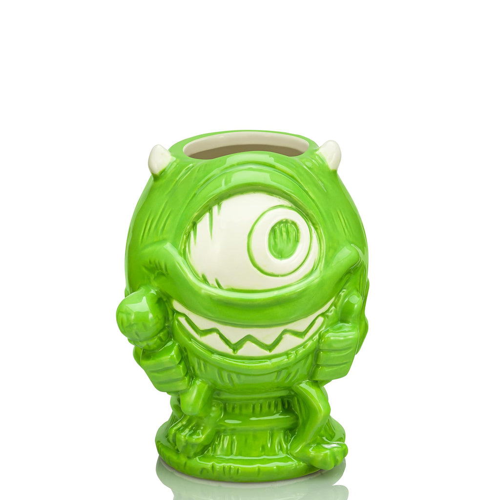 Geeki Tikis Disney Pixar Monster's, Inc. Mike Wazowski Ceramic Mug | Party Cocktail Tumbler For Liquor and Beverages | Holds 20 Ounces