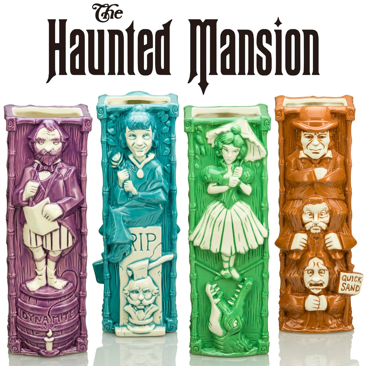 Geeki Tikis Disney The Haunted Mansion Quicksand Men Stretch Portrait Brown Mug