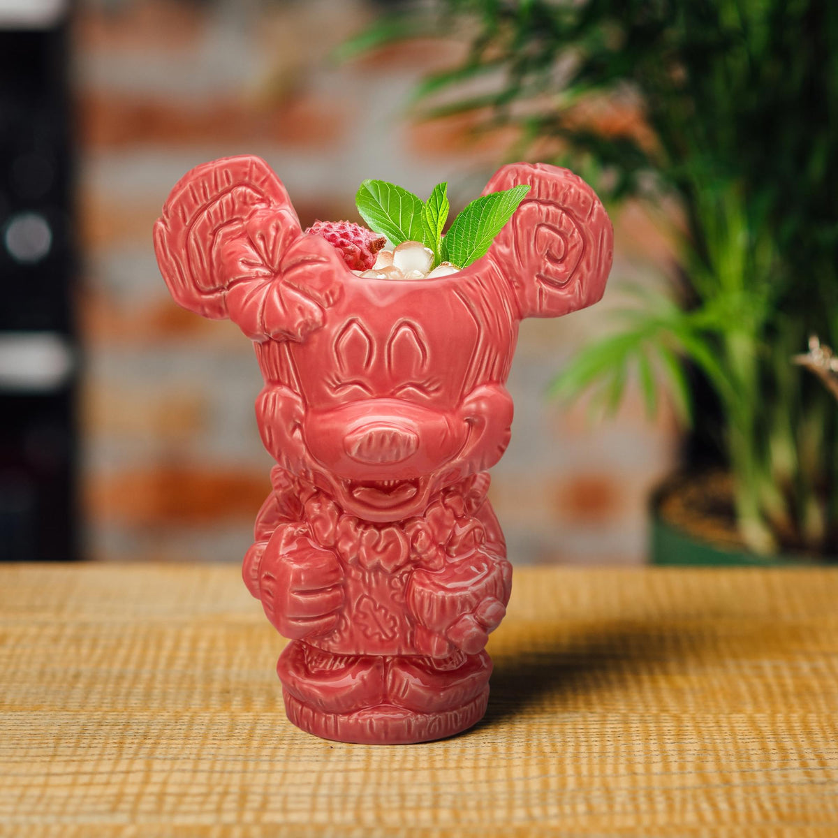 Geeki Tikis Disney Aloha Minnie Mouse Ceramic Mug | Holds 18 Ounces