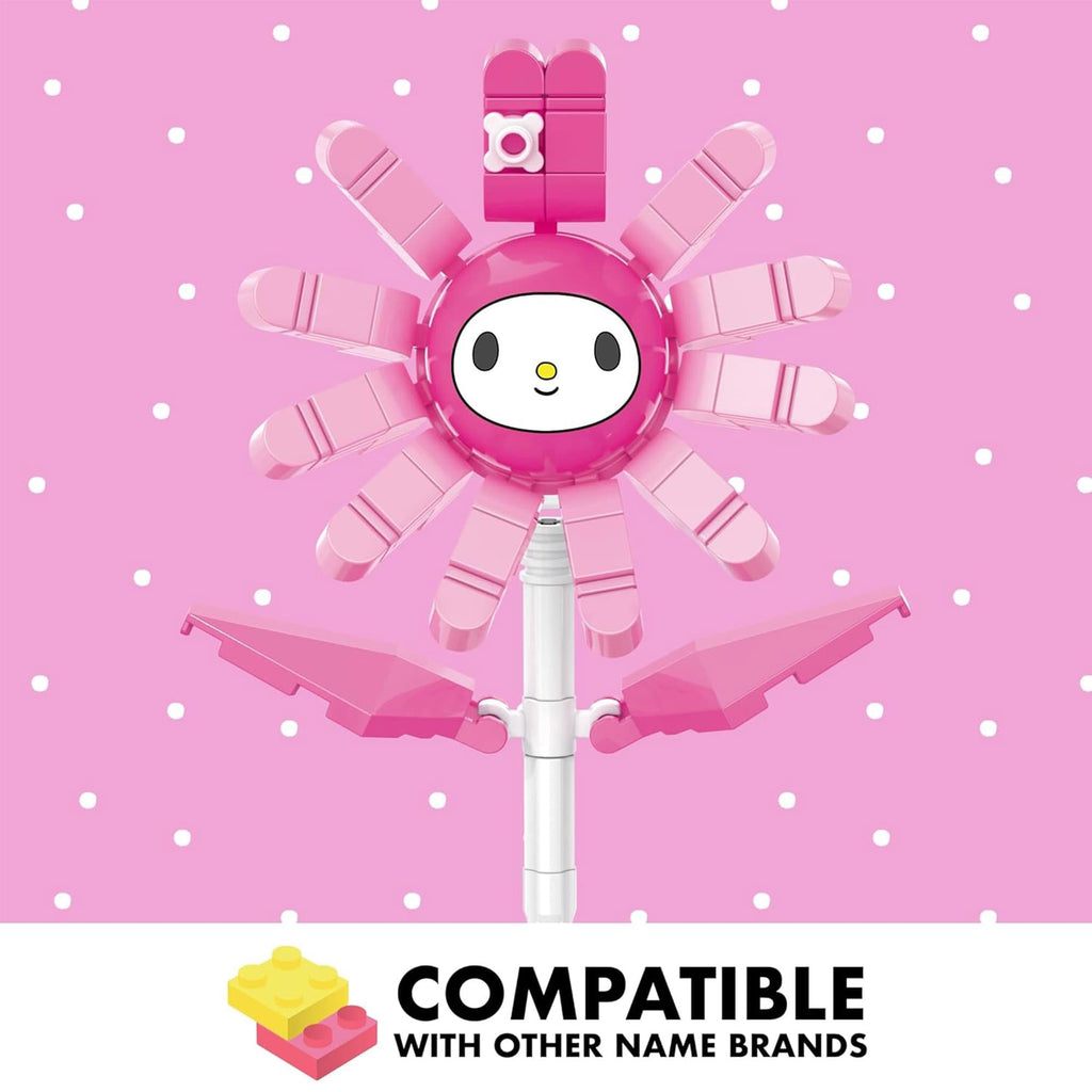 Sanrio My Melody Flower 92 Piece Brick Building Set