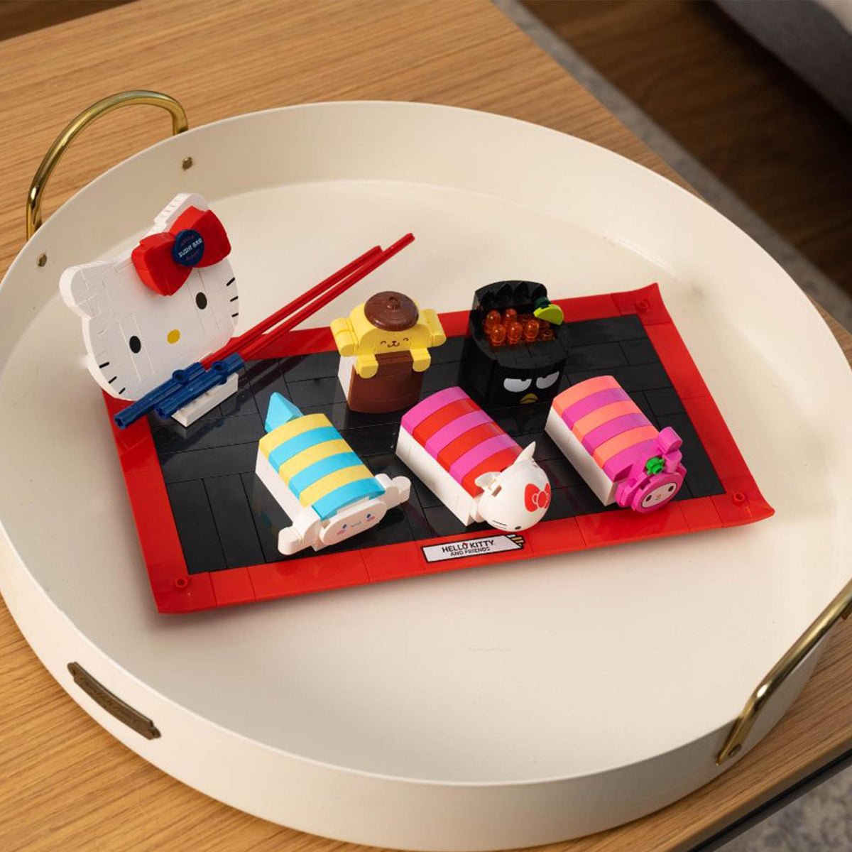 Sanrio Hello Kitty Sushi Platter 383-Piece Building Set