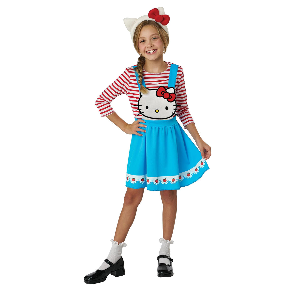 Hello Kitty Blue Overall Dress Child Costume
