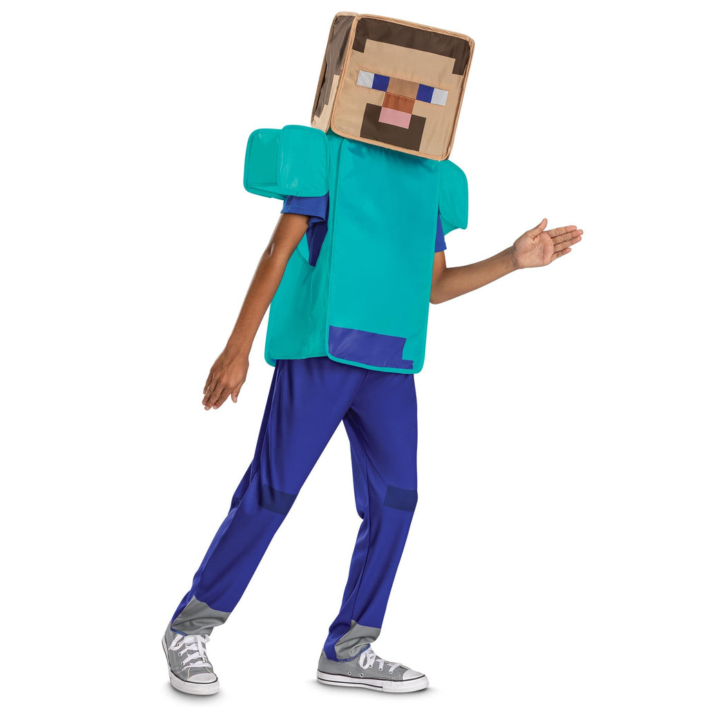 Minecraft Steve Pop Out Child Costume