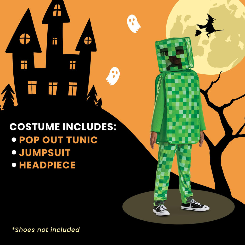 Minecraft Creeper Pop Out Child Costume