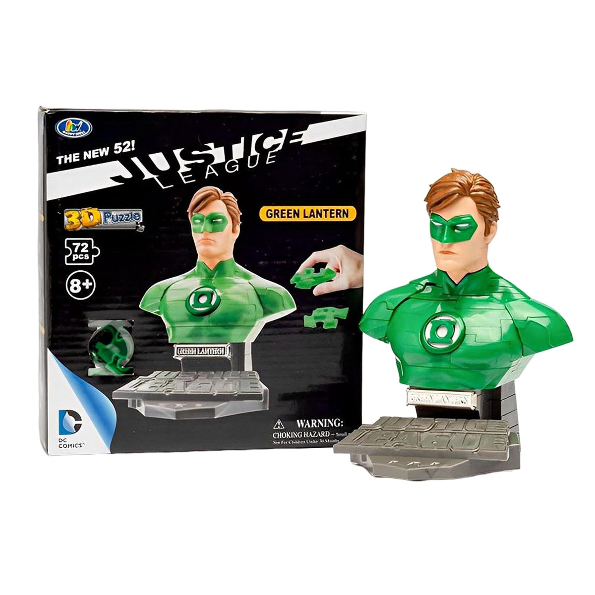 Eaglemoss DC Green Lantern 72 Piece 3D Jigsaw Puzzle | Solid Color