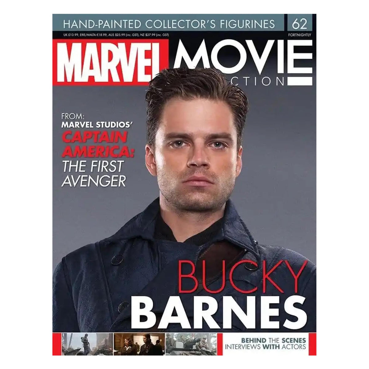 Eaglemoss Marvel Movie Collection Magazine Issue #62 Bucky
