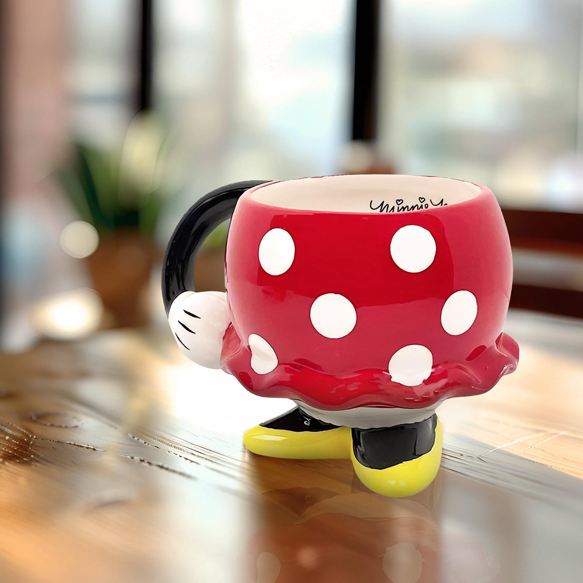 Disney Minnie Mouse Red Rock the Dots Molded Mug with Arm