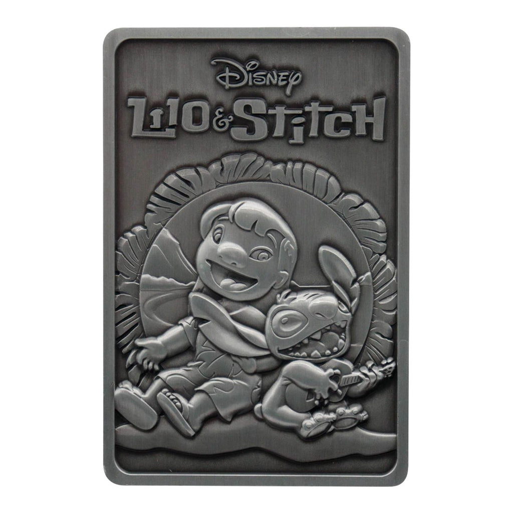 Disney Lilo & Stitch Limited Edition Double-Sided Embossed Metal Ingot