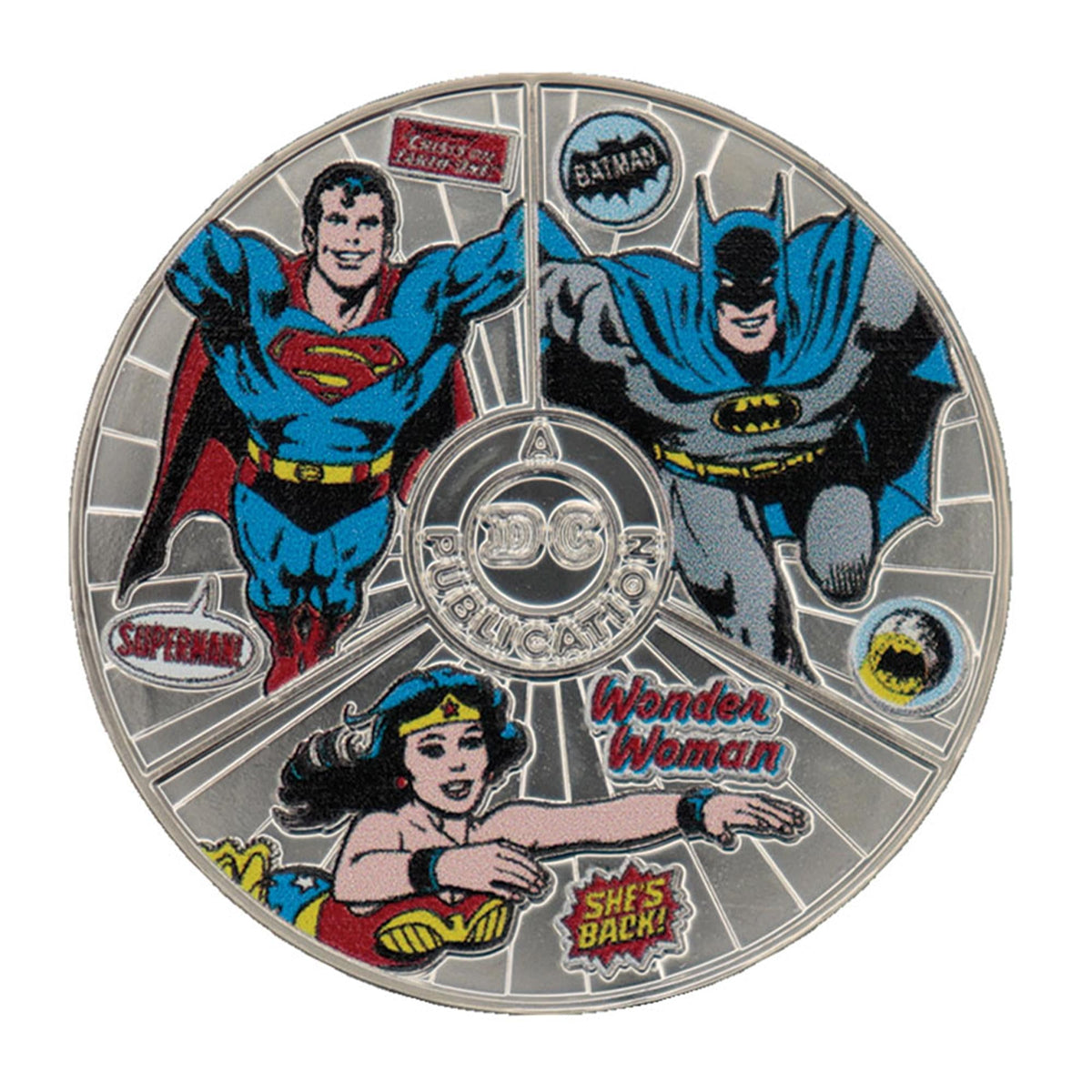 DC Comics Legends Limited Edition Enamel Collectible Coin