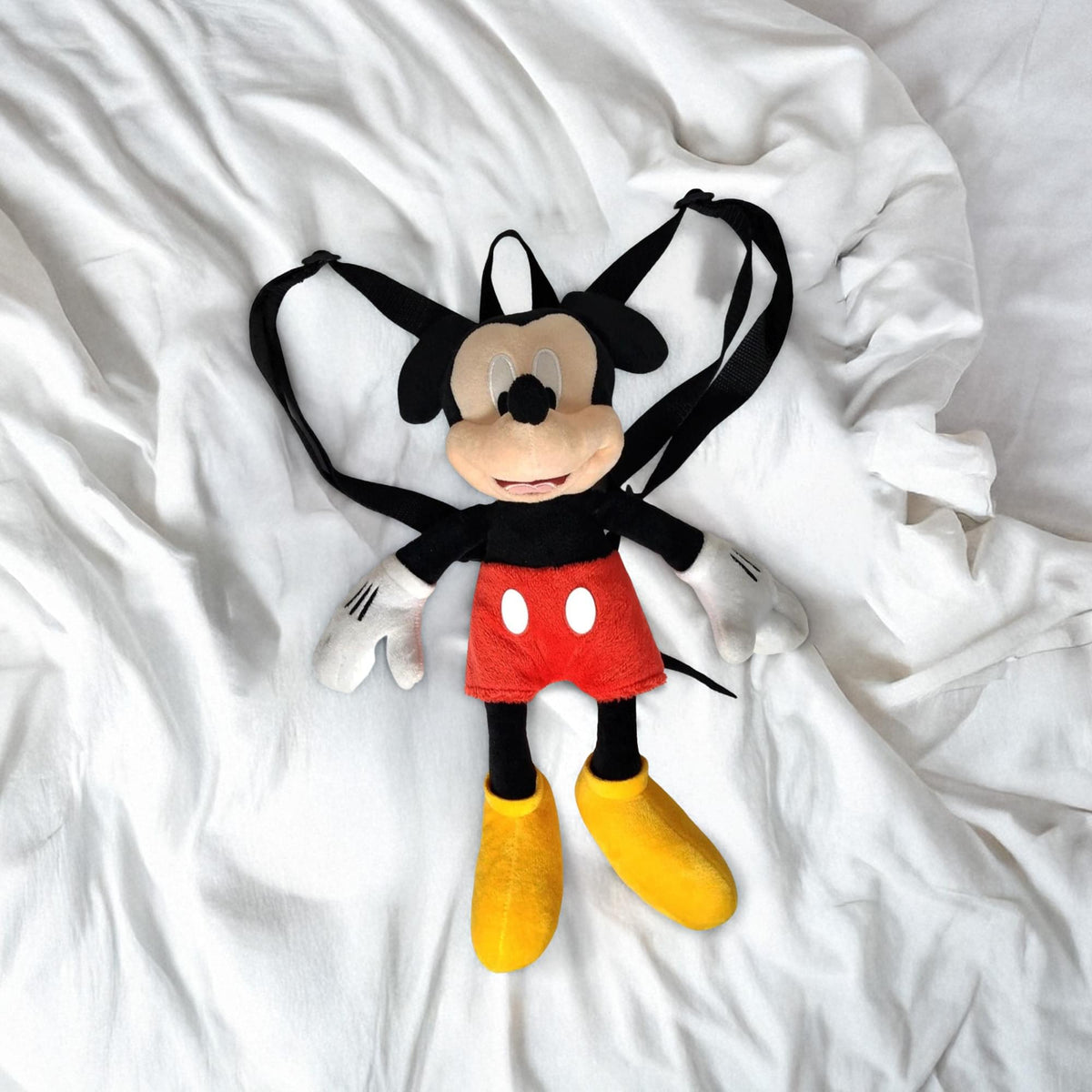 Disney Mickey Mouse 15 Inch Plush Backpack