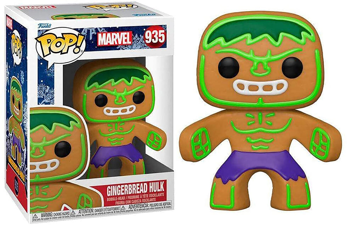Marvel Funko Holiday POP Vinyl Figure | Gingerbread Hulk