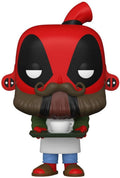 Marvel Funko POP Vinyl Figure | Coffee Barista Deadpool