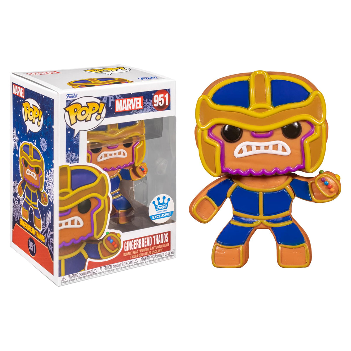 Marvel Funko Holiday POP Vinyl Figure | Gingerbread Thanos