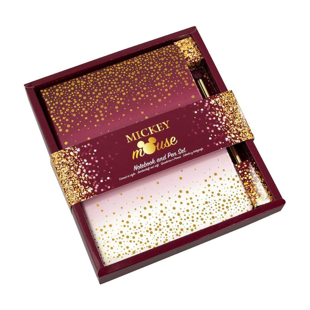 Funko Disney Mickey Mouse Notebook & Berry Glitter Pen