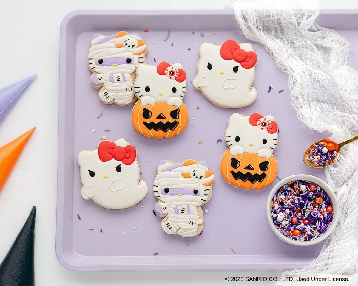 Sanrio Hello Kitty Halloween 50-Piece Cookie Stamp and Frosting Set