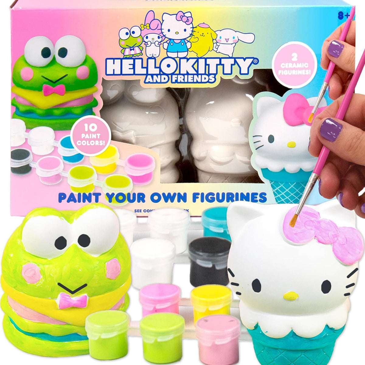 Sanrio Hello Kitty and Friends Paint Your Own Figurines Kit