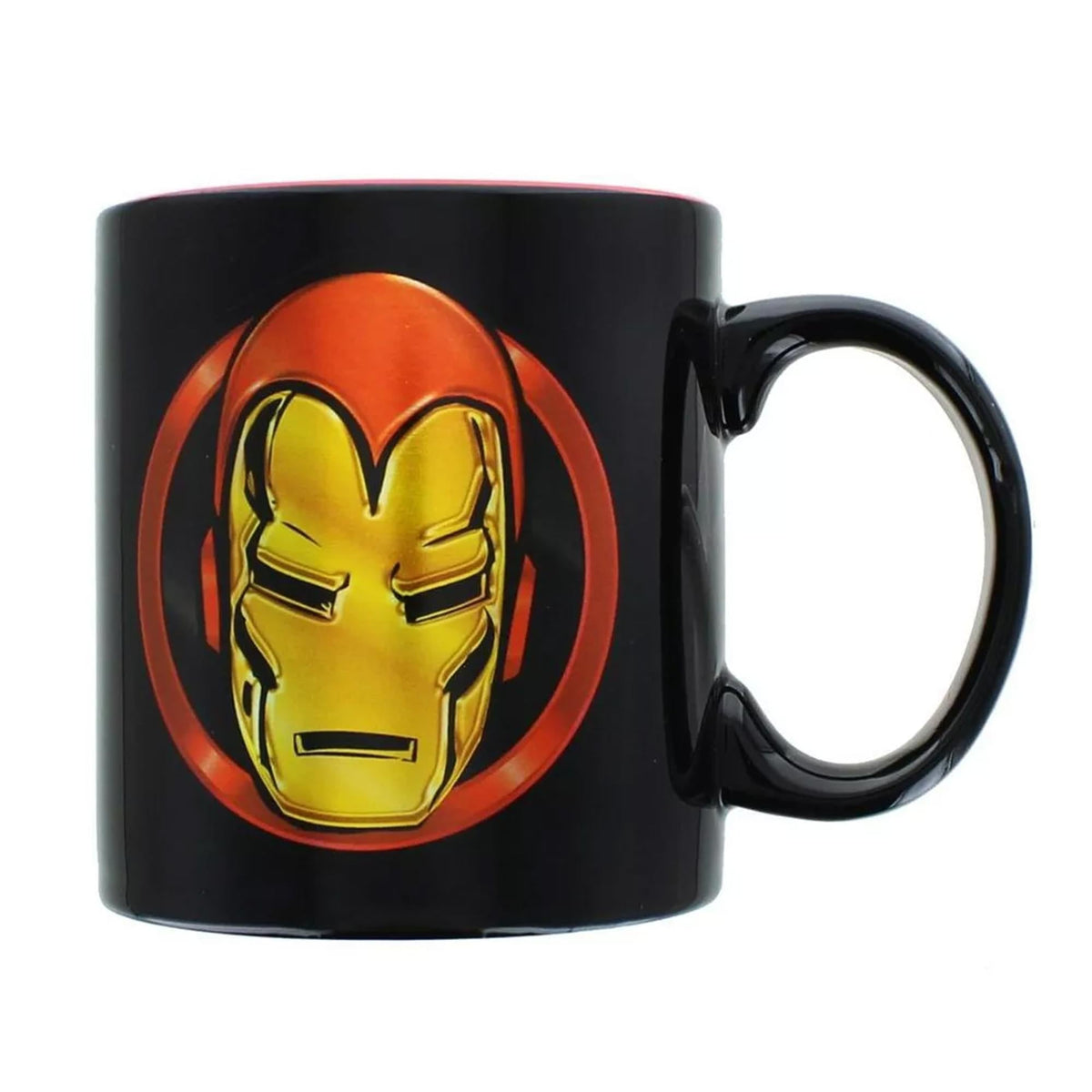 Marvel Iron Man 20oz Black Coffee Mug