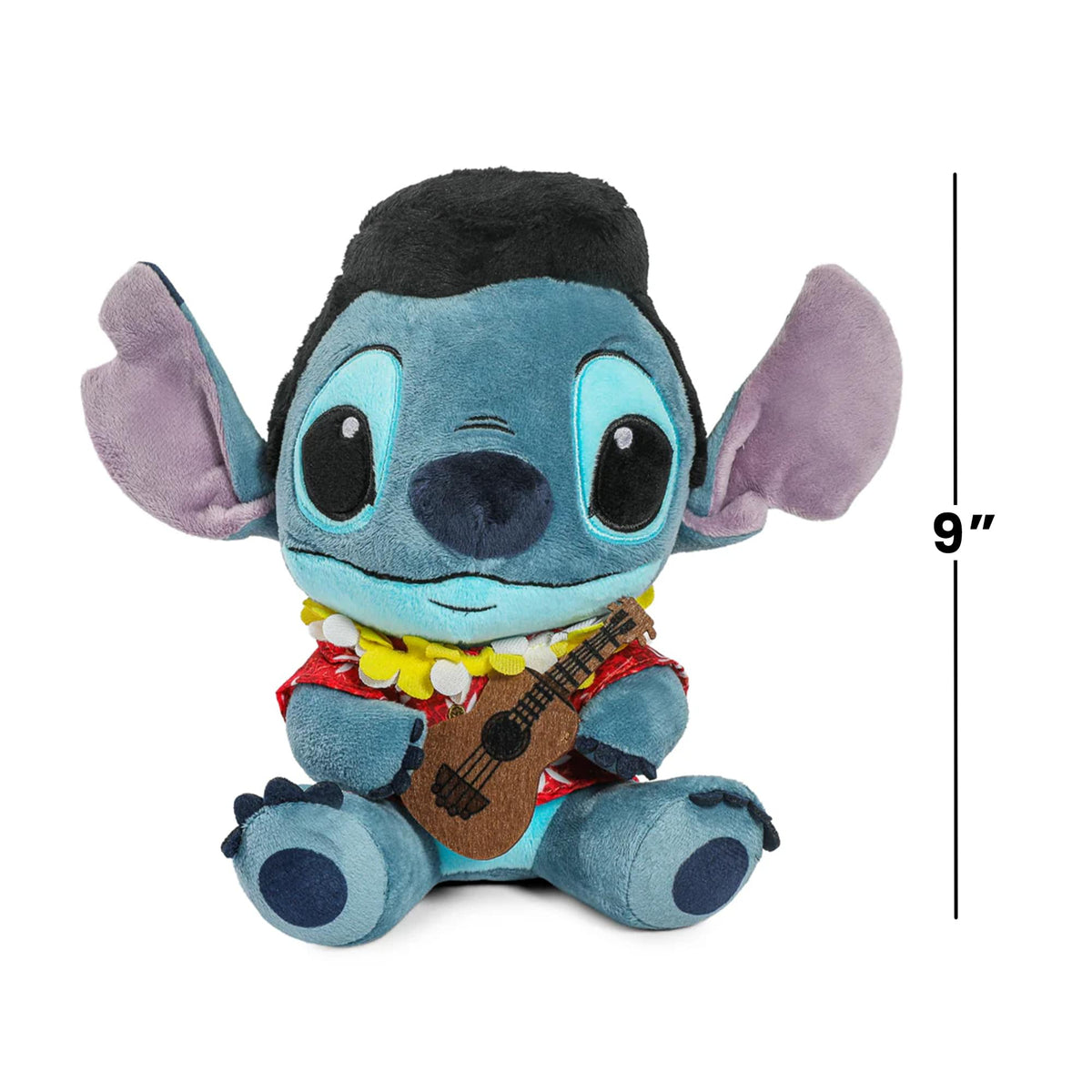 Disney Lilo & Stitch 9 Inch Elvis Stitch Plush | Blue Hawaiin