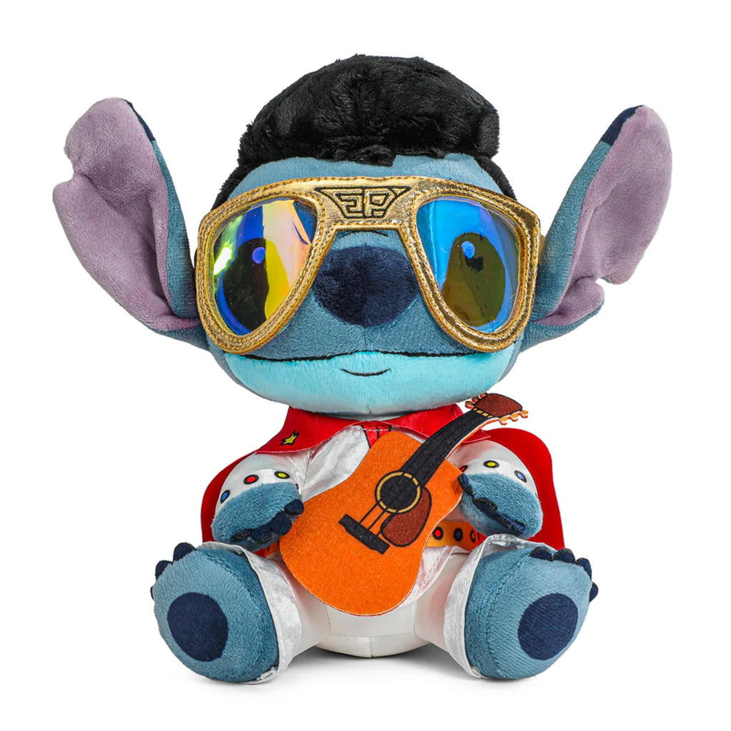 Disney Lilo & Stitch 9 Inch Elvis Stitch Plush | White Jumpsuit