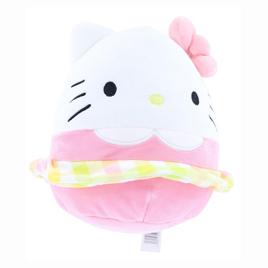 Hello Kitty Easter 8 Inch Squishmallow Plush | Hello Kitty in Plaid Skirt