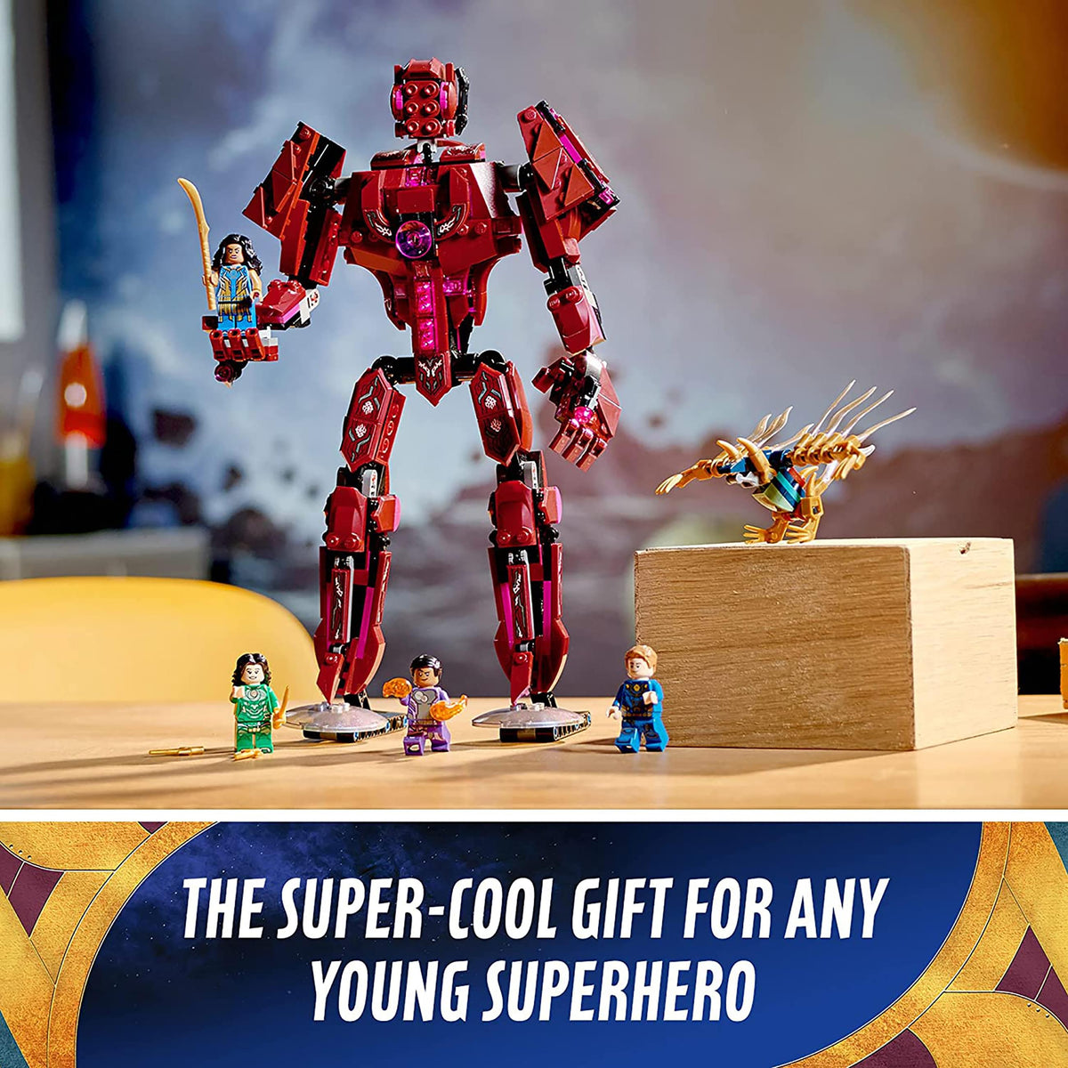 LEGO Super Heroes 76155 Eternals In Arishems Shadow 493 Piece Building Kit