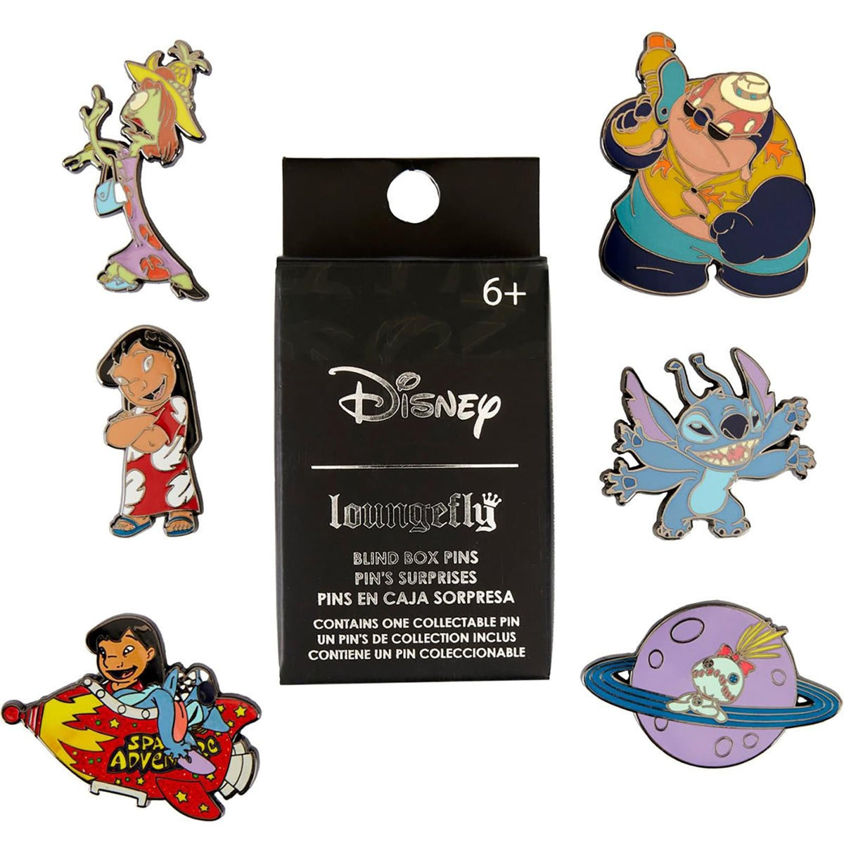 Disney Lilo & Stitch Space Adventure Enamel Pin | One Random