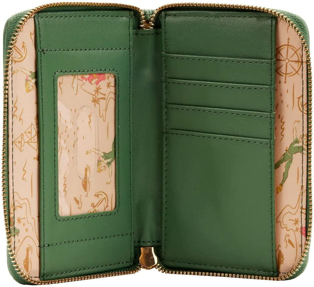 Disney Peter Pan Book Zip Around Wallet