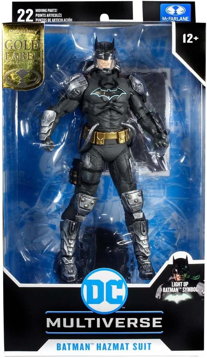 DC Multiverse 7 Inch Action Figure | Batman Hazmat Suit (Gold Label)