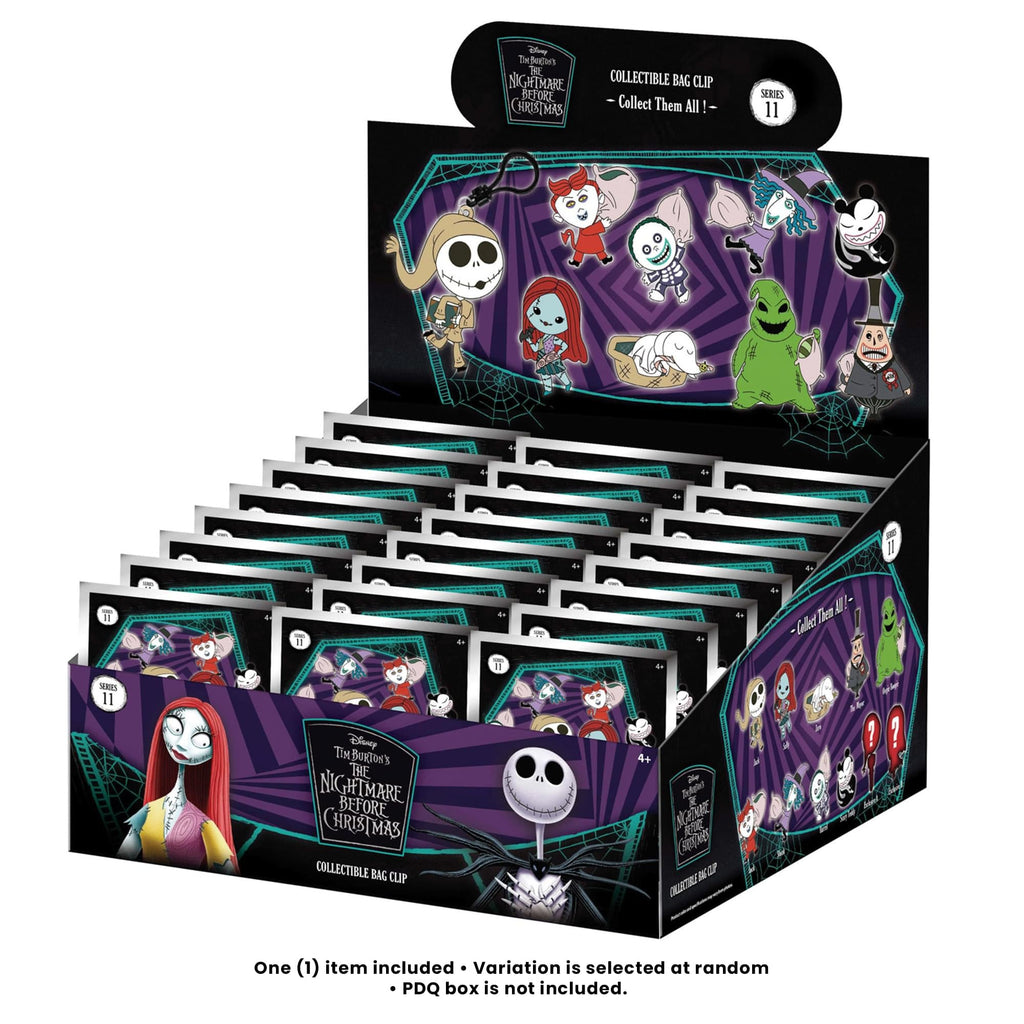 Disney Nightmare Before Christmas Series 11 Blind Bag 3D Foam Bag Clip | 1 Random