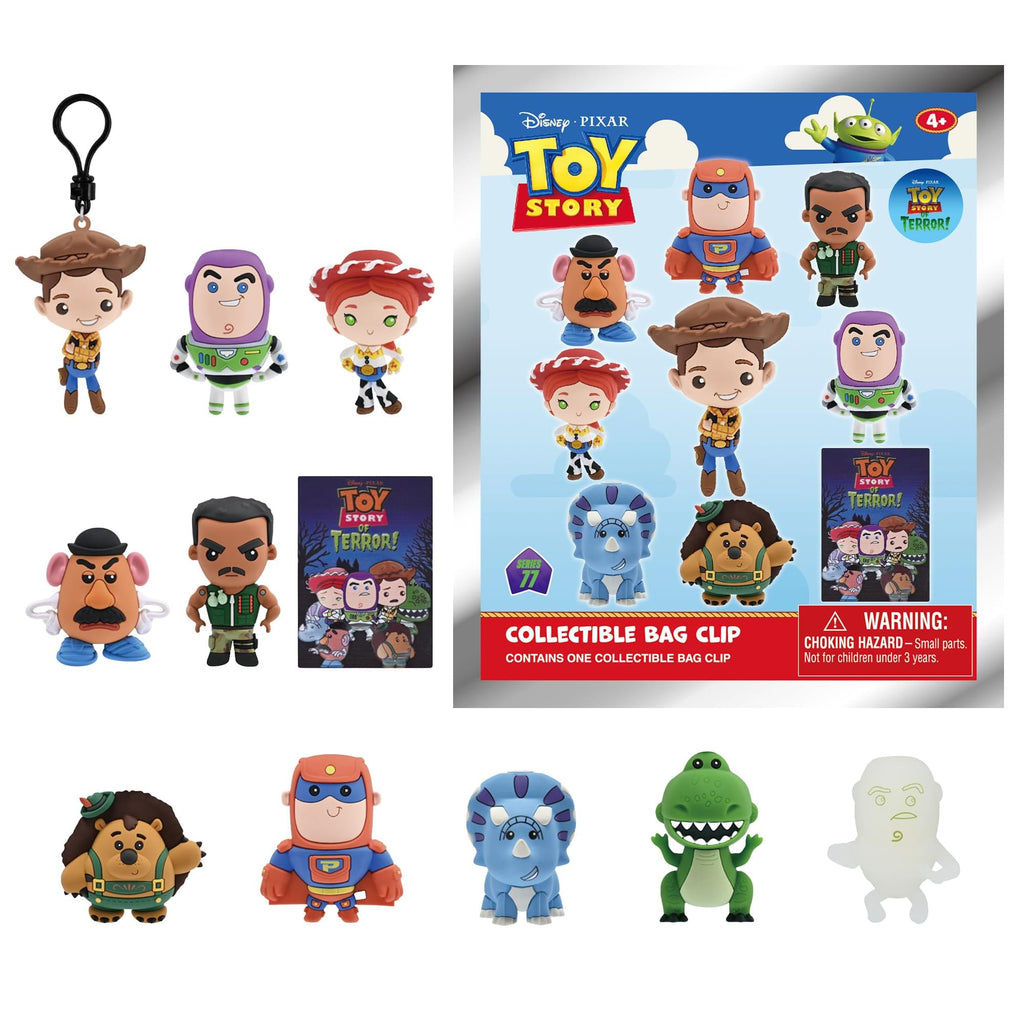 Disney Series 77 Toy Story Of Terror Blind Bag 3D Foam Bag Clip | 1 Random