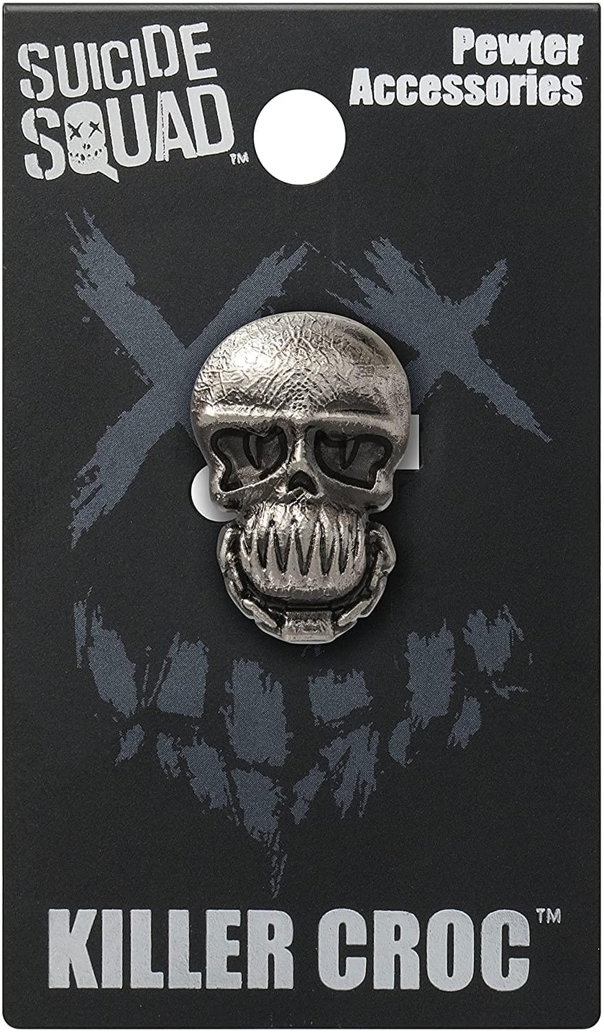 DC Comics Suicide Squad Pewter Lapel Pin | Killer Croc