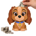 Disney Lady & The Tramp Lady 9-Inch Flocked PVC Figural Bank