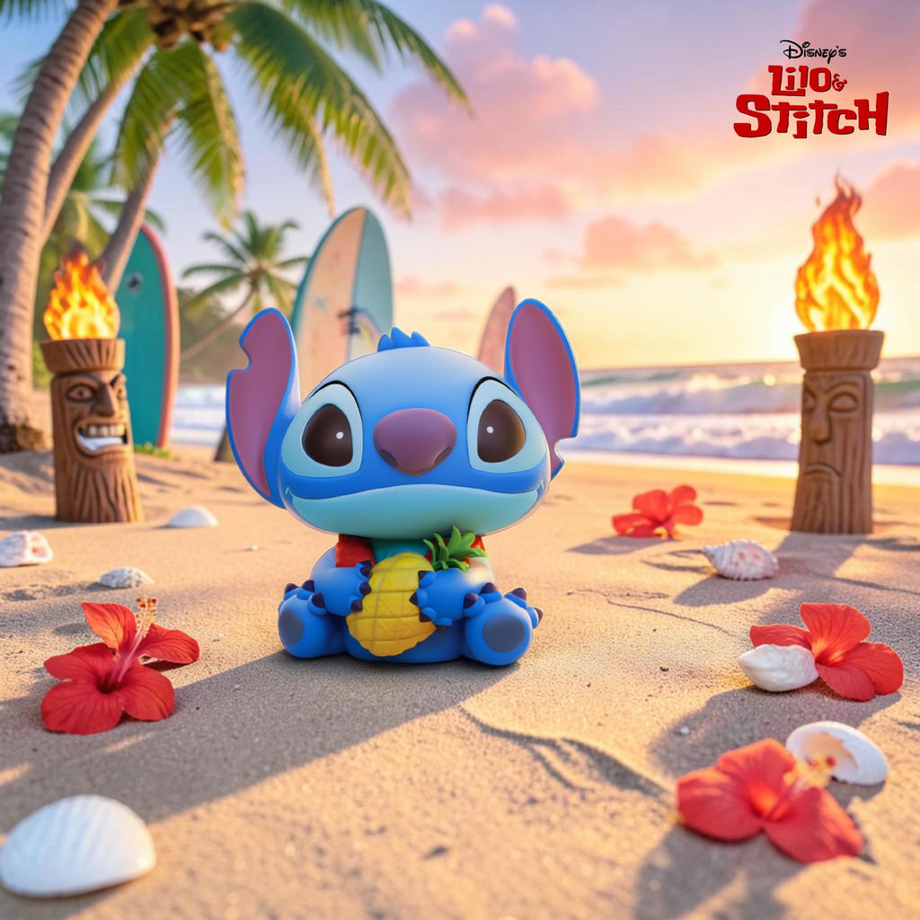 Disney Lilo & Stitch Stitch with Pineapple 9-Inch PVC Figural Bank