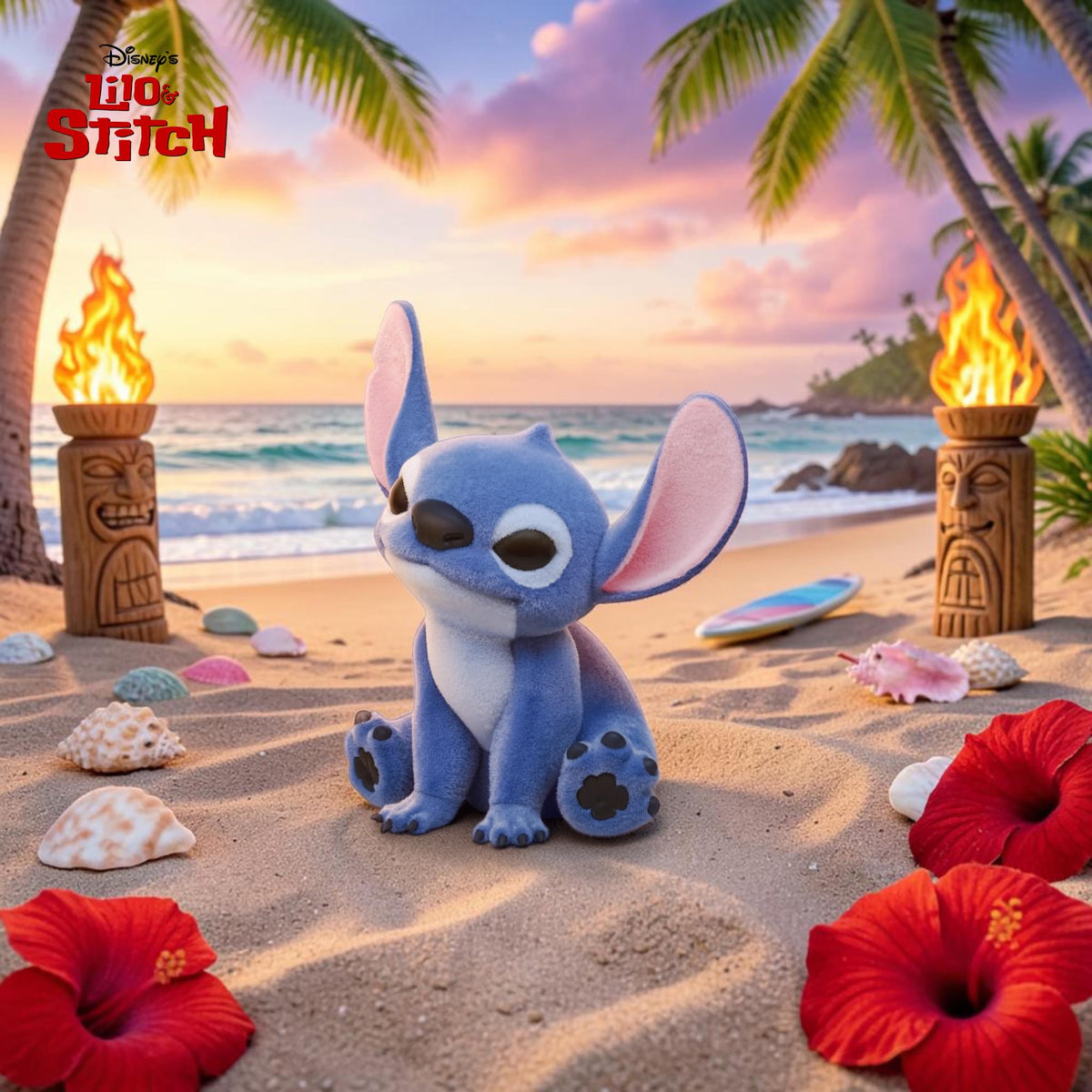 Disney Lilo & Stitch Stitch 9-Inch Flocked PVC Figural Bank