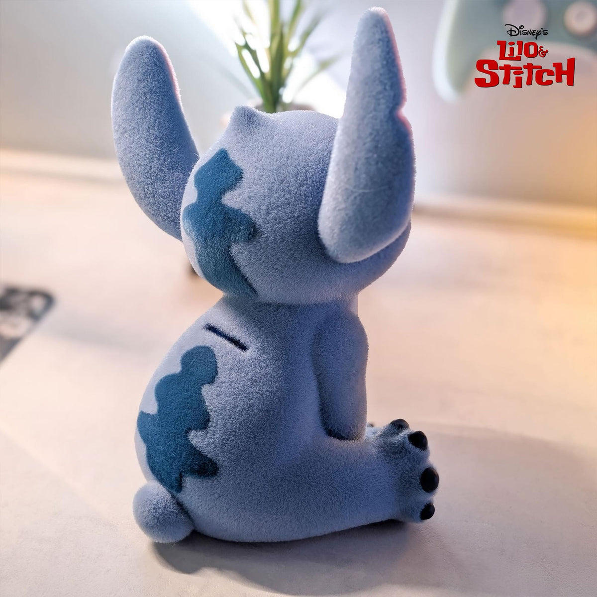 Disney Lilo & Stitch Stitch 9-Inch Flocked PVC Figural Bank