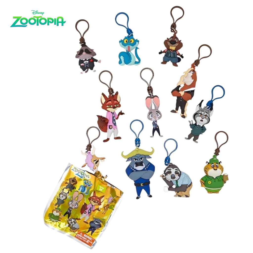 Disney Zootopia 2 Series 68 Blind Bag 3D Foam Bag Clip | One Random