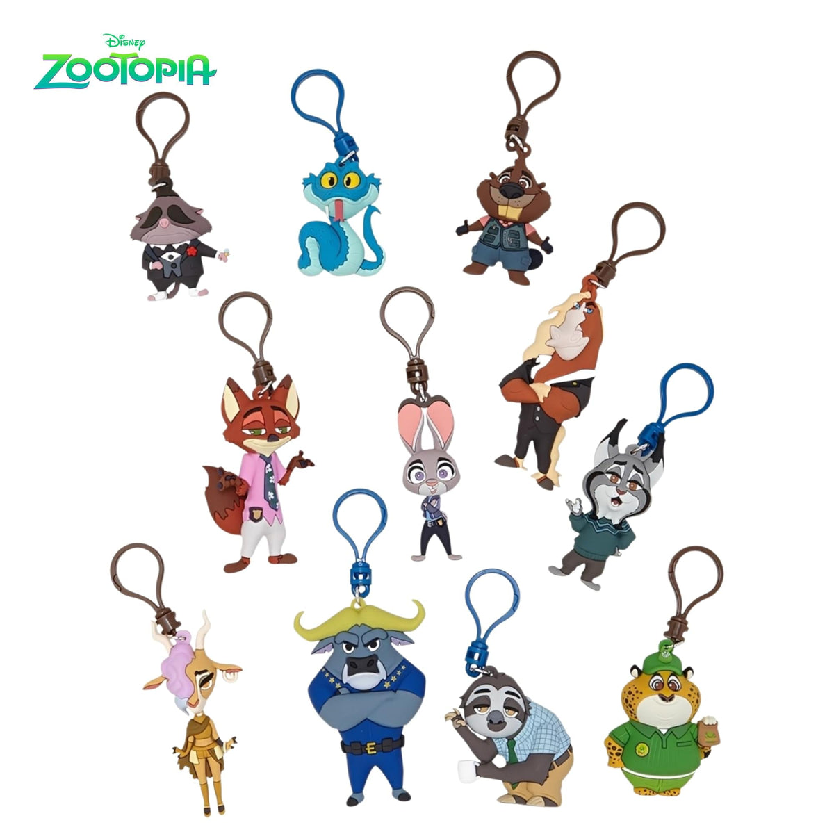 Disney Zootopia 2 Series 68 Blind Bag 3D Foam Bag Clip | One Random