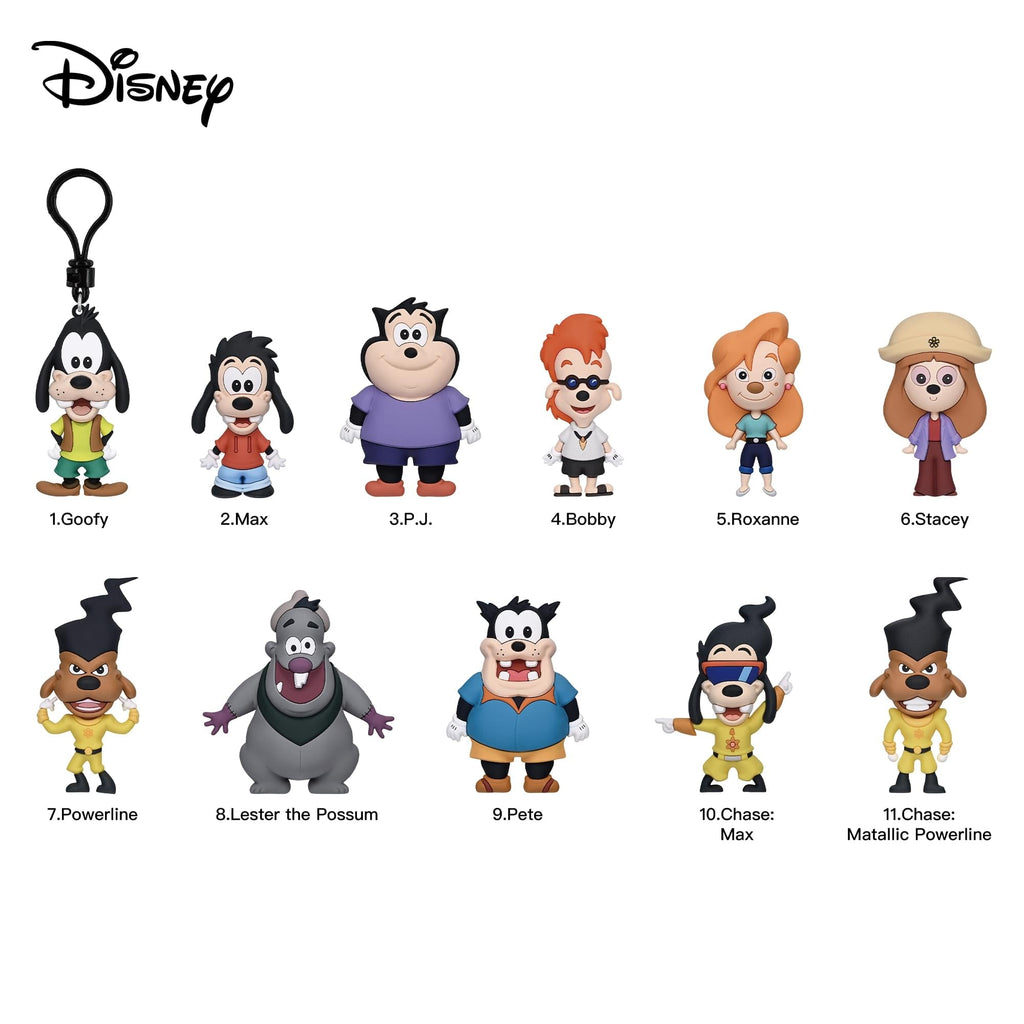 Disney Goofy Movie Series 74 Blind Bag 3D Foam Bag Clip | One Random