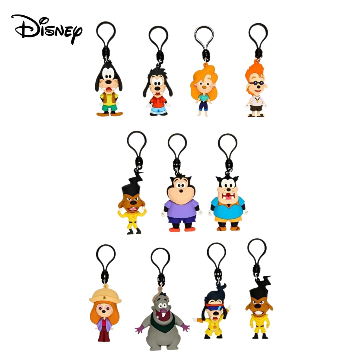 Disney Goofy Movie Series 74 Blind Bag 3D Foam Bag Clip | One Random