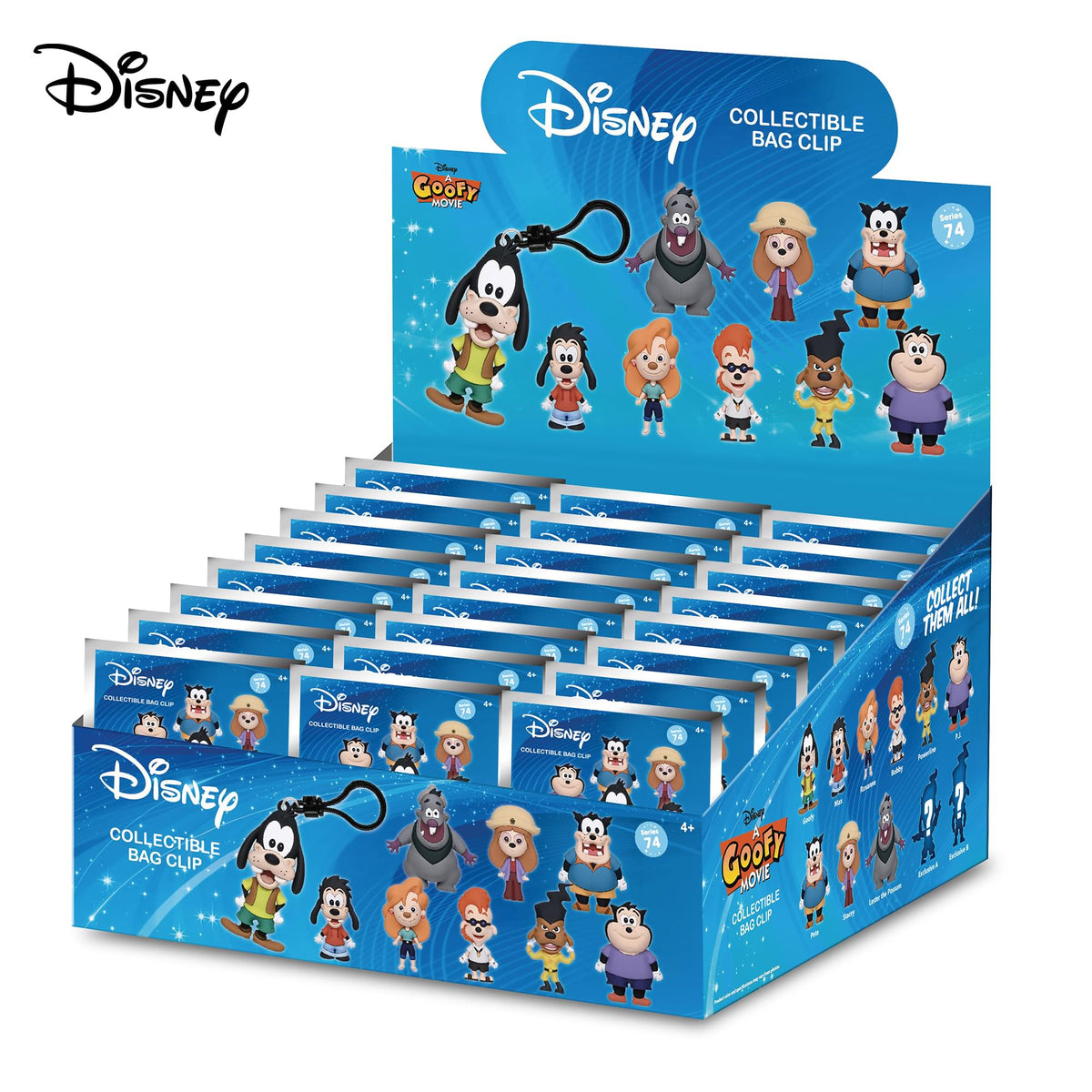 Disney Goofy Movie Series 74 Blind Bag 3D Foam Bag Clip | One Random
