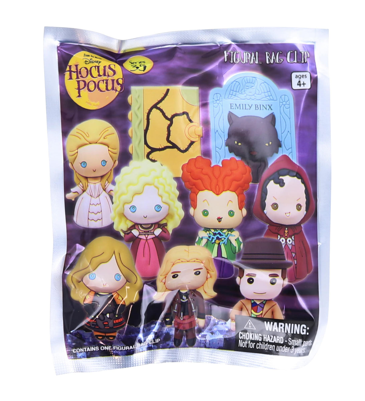 Disney Series 35 Hocus Pocus 3D Foam Bag Clip | One Random