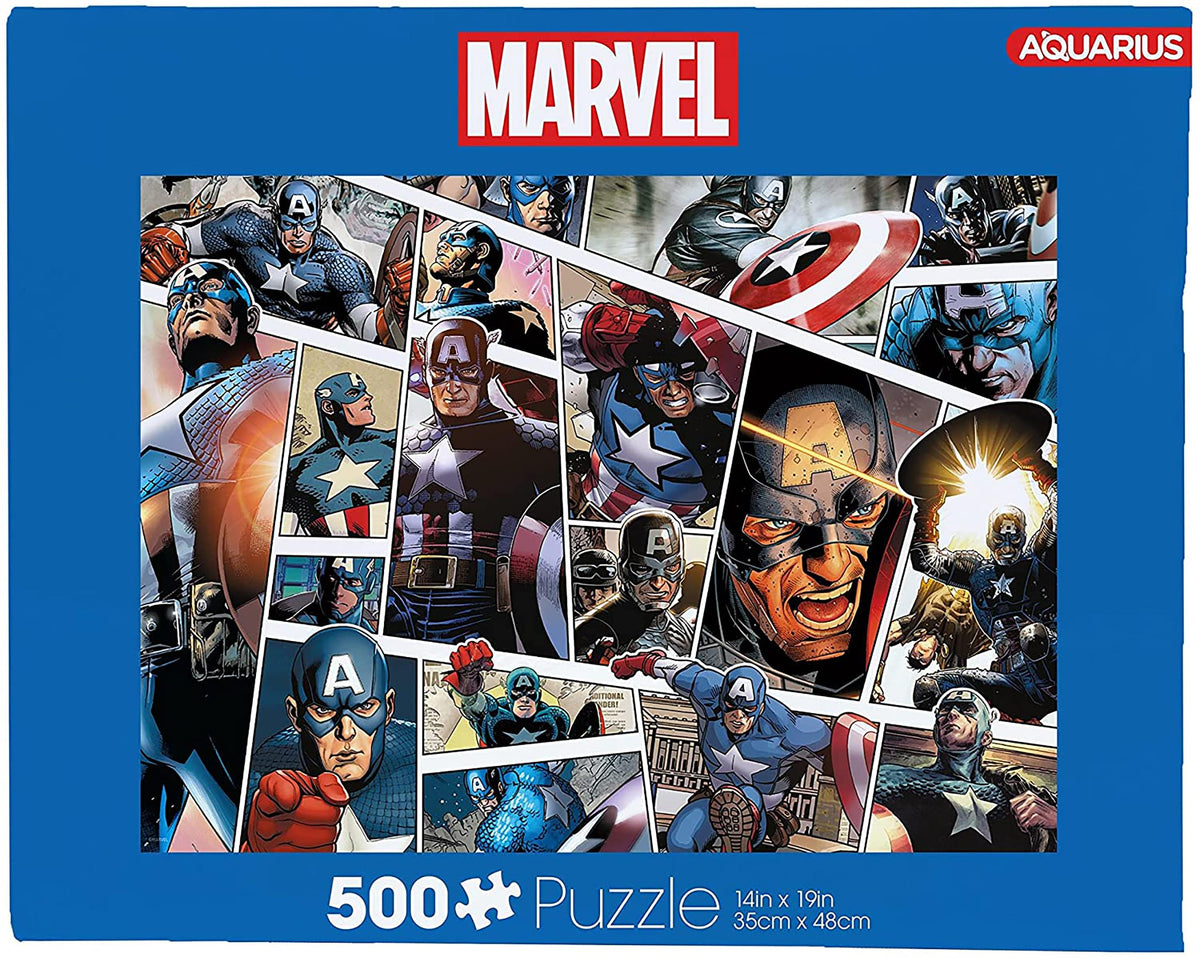 Marvel Captain America Panels 500 Piece Jigsaw Puzzle