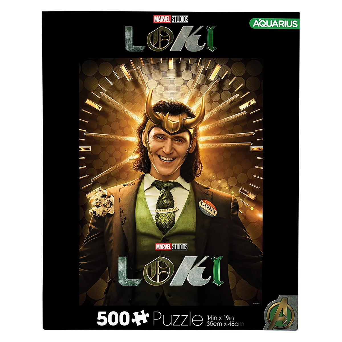Marvel Loki 500 Piece Jigsaw Puzzle